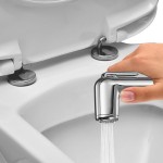 Σύστημα ντους μπιντέ επίτοιχο σταθερής θερμοκρασίας & παροχή από ορείχαλκο, χρώμα: Χρωμέ επιφάνεια: Γυαλιστερή Συστήματα ντους μπιντέ επίτοιχα