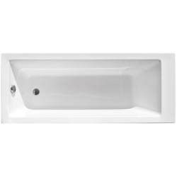 Μπανιέρα ορθογώνια 180x80 από ακρυλικό, χρώμα: Λευκό χωρίς λαβές επιφάνεια: Γυαλιστερή Ορθογώνιες