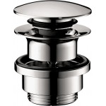 Waste Valve with overflow, With overflow material: Brass surface: Glossy, color: Chrome Waste overflows