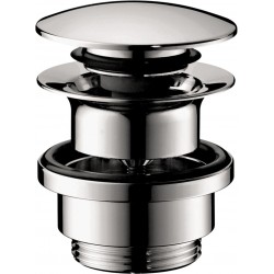 Waste Valve with overflow, With overflow material: Brass surface: Glossy, color: Chrome Waste overflows