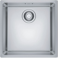 Νεροχύτης ανοξείδωτος 40x40 από inox επιφάνεια: Λεία ματ χωρίς πάγκο υποκαθήμενος, 1 γούρνα (44x44cm), χρώμα: Χρωμέ Ανοξείδωτοι