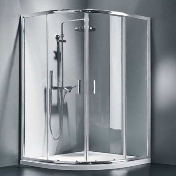 Καμπίνα ντουζιέρας ημικυκλική 89x89x180 5mm συρόμενη πλήρης QS90T επιφάνεια: Γυαλιστερή, χρώμα: Χρωμέ Ημικυκλικές Καμπίνα ντουζιέρας ημικυκλική 89x89x180 5mm συρόμενη πλήρης QS90T επιφάνεια: Γυαλιστερή, χρώμα: Χρωμέ Ημικυκλικές