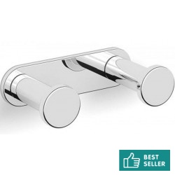 Άγκιστρο από ορείχαλκο διπλό, χρώμα: Χρωμέ επιφάνεια: Γυαλιστερή Άγκιστρα