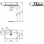 Νιπτήρας ελευθέρας τοποθέτησης 55x38x12 από πορσελάνη με μία οπή με υπερχείλιση, χρώμα: Λευκό επιφάνεια: Γυαλιστερή Νιπτήρας ελευθέρας τοποθέτησης 55x38x12 από πορσελάνη με μία οπή με υπερχείλιση, χρώμα: Λευκό επιφάνεια: Γυαλιστερή Ελευθέρας τοποθέτησης