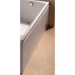 Bathtub panel 180 cm, front part, color: White Panels