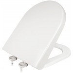 Toilet-seat soft closing, style: Wrapover, color: White Toilet seats & covers Toilet-seat soft closing, style: Wrapover, color: White Toilet seats & covers