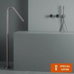 Spout (Nozzle) 97,8cm Floor-standing AISI 316 material: Inox, color: Chrome surface: Brushed Bath spouts