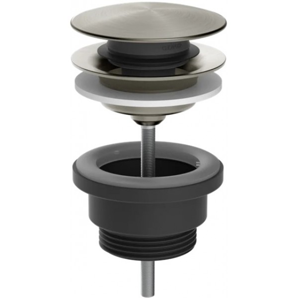 Waste Valve Brushed Steel With overflow / Without overflow material: Inox surface: Brushed, color: Chrome Waste overflows