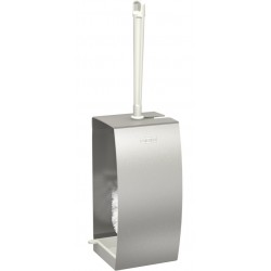 Brush (broom) material: Inox Wall-mounted 11x11x23, color: Chrome surface: Brushed Toilet brush holders