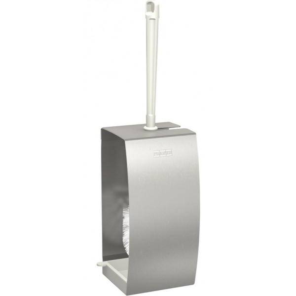 Πιγκάλ (Σκουπάκι) από inox επίτοιχος τύπος 11x11x23, χρώμα: Χρωμέ επιφάνεια: Βουρτσισμένη Πιγκάλ