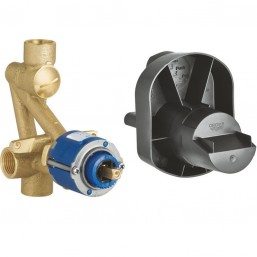 Shower tap Wall-mounted concealed part 2 way