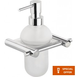 Dispenser από inox επίτοιχος τύπος 200ml, AISI 316, χρώμα: Χρωμέ επιφάνεια: Γυαλιστερή