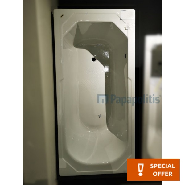 Bathtub Rectangular 190x90 material: Steel, color: White no grab bars surface: Glossy Rectangular Bathtub Rectangular 190x90 material: Steel, color: White no grab bars surface: Glossy Rectangular