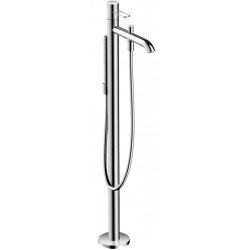Bathtub tap Floor-standing external part material: Brass, color: Chrome surface: Glossy Floor standing