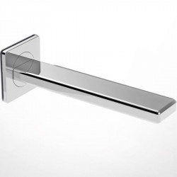 Spout (Nozzle) 21,4cm Wall-mounted 21,4cm material: Brass, color: Chrome surface: Glossy Bath spouts
