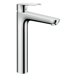 Wash basin tap Deck-mounted for free-standing washbasin material: Brass mixer With pop-up waste set 230, color: Chrome surface: Glossy Deck-mounted