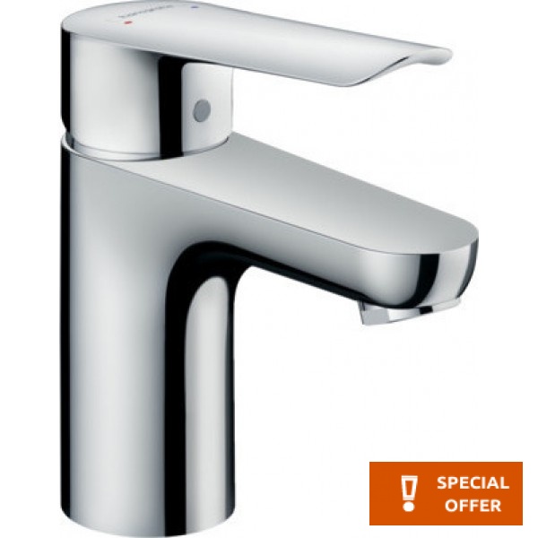 Wash basin tap Deck-mounted material: Brass mixer S size With pop-up waste set 70, color: Chrome surface: Glossy Deck-mounted
