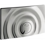 Flush wall plates for concealed cistern dual flush valve material: ABS Pneumatic, color: Chrome surface: Glossy Flush plates