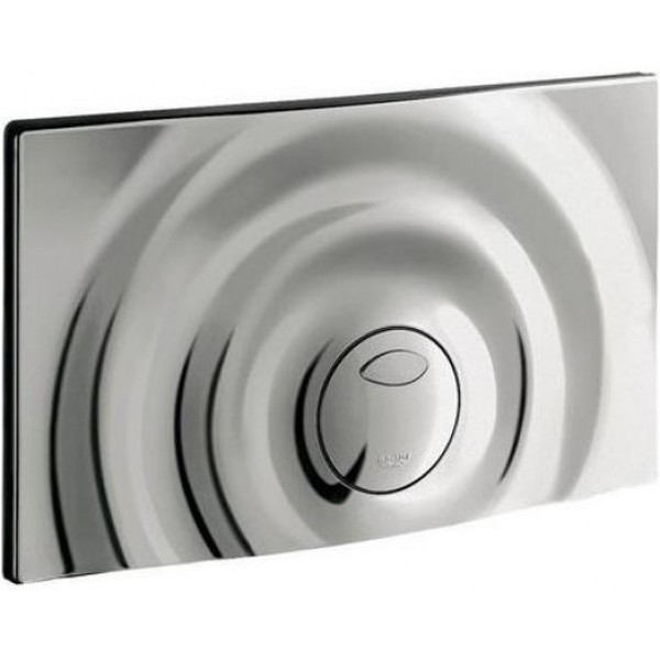 Flush wall plates for concealed cistern dual flush valve material: ABS Pneumatic, color: Chrome surface: Glossy Flush plates