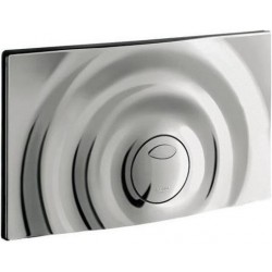 Flush wall plates for concealed cistern dual flush valve material: ABS Pneumatic, color: Chrome surface: Glossy Flush plates