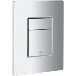 Flush wall plates for concealed cistern dual flush valve material: ABS Pneumatic, color: Chrome surface: Matt Flush plates