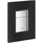 Flush wall plates for concealed cistern dual flush valve material: Crystal Pneumatic, color: Chrome surface: Glossy