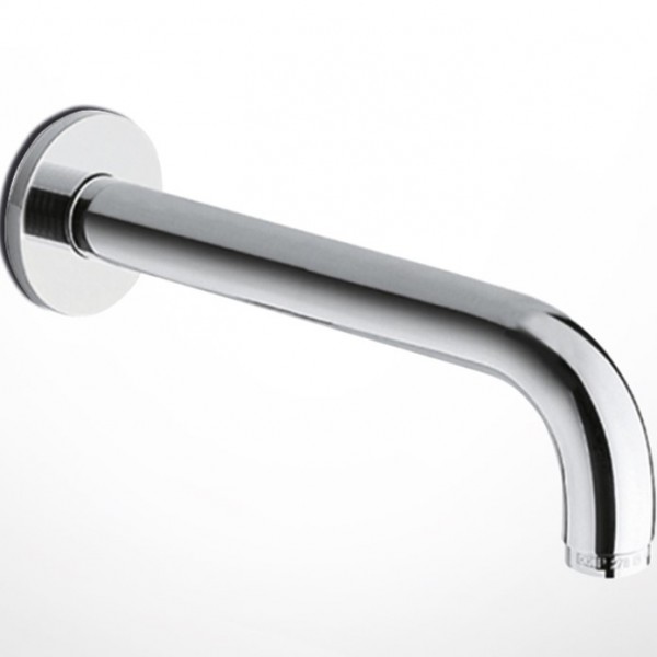 Spout (Nozzle) 20cm Wall-mounted material: Brass, color: Chrome surface: Glossy Bath spouts