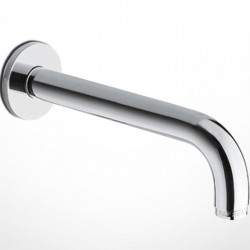 Spout (Nozzle) 20cm Wall-mounted material: Brass, color: Chrome surface: Glossy Bath spouts