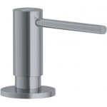 Dispenser επικαθήμενο, με δοχείο 300ml, Stainless Steel Optic από ορείχαλκο επιφάνεια: Γυαλιστερή, χρώμα: Γκρι Dispenser