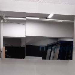 Bathroom mirror, shape: Rectangle 90x55x15 material: Wood composite, color: Wood Oak Mirrors