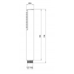 Shower head 1 jet, color: Chrome surface: Glossy Hand showers Shower head 1 jet, color: Chrome surface: Glossy Hand showers