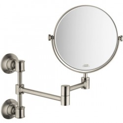 Καθρέπτης μακιγιάζ x1,7,  Brushed Nickel από ορείχαλκο επίτοιχος, χρώμα: Χρωμέ επιφάνεια: Βουρτσισμένη Καθρέπτες μακιγιάζ