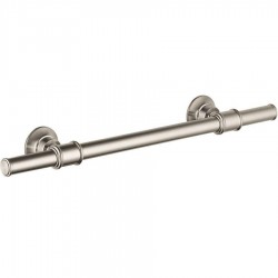 Λαβή επίτοιχη 46,3cm Brushed Nickel από ορείχαλκο, χρώμα: Χρωμέ επιφάνεια: Βουρτσισμένη Λαβές μπάνιου