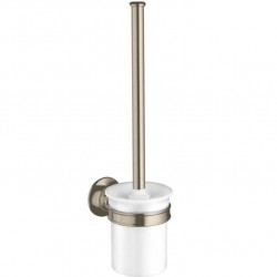 Brush (broom) material: Brass Wall-mounted Brushed Nickel, color: Chrome surface: Brushed Toilet brush holders