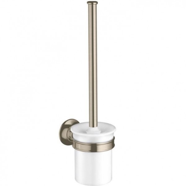 Brush (broom) material: Brass Wall-mounted Brushed Nickel, color: Chrome surface: Brushed Toilet brush holders Brush (broom) material: Brass Wall-mounted Brushed Nickel, color: Chrome surface: Brushed Toilet brush holders