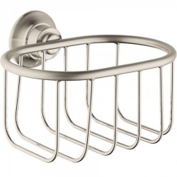 Sponge box material: Brass Single Single-mounted deep Brushed Nickel, color: Chrome surface: Brushed