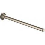 Towel 43,3cm Brushed Nickel Perpendicular material: Brass single, color: Chrome surface: Brushed Towel rails