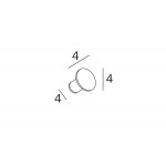 Hook Flat wall mounted material: Brass single, color: Chrome surface: Glossy Hooks Hook Flat wall mounted material: Brass single, color: Chrome surface: Glossy Hooks