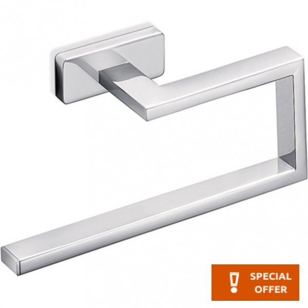 Towel ring open material: Brass, color: Chrome surface: Glossy Towel rings