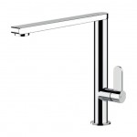 Kitchen tap Deck-mounted material: Brass, color: Chrome surface: Glossy Deck-mounted