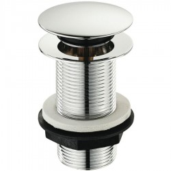 Waste Valve Without overflow material: Brass surface: Glossy, color: Chrome Waste overflows