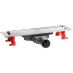 Αυλάκι ντουζιέρας (σχάρα) slim Y5,00 cm από inox 30cm, χρώμα: Χρωμέ Αυλάκι ντουζιέρας (σχάρα) slim Y5,00 cm από inox 30cm, χρώμα: Χρωμέ