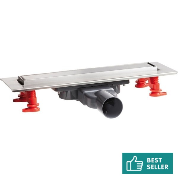 Αυλάκι ντουζιέρας (σχάρα) slim Y5,00 cm από inox 70cm, χρώμα: Χρωμέ Αυλάκι ντουζιέρας (σχάρα) slim Y5,00 cm από inox 70cm, χρώμα: Χρωμέ Αυλάκια ντουζιέρας