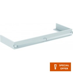 Βάση επίπλου χωρίς νιπτήρα 120x44x12 από λάκα επίτοιχου τύπου, χρώμα: Λευκό Βάσεις επίπλου χωρίς νιπτήρα