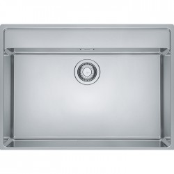 Νεροχύτης ανοξείδωτος 73x51 από inox επιφάνεια: Βουρτσισμένη χωρίς πάγκο ένθετος με λεπτό προφίλ (Slim top) / ένθετος με συνεπίπεδο προφίλ (Flushmount) 1 γούρνα, χρώμα: Χρωμέ Ανοξείδωτοι