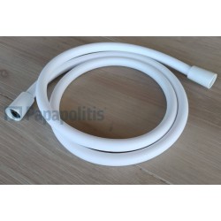 Shower hose 150cm material: Plastic White Matt, color: White surface: Matt Shower hoses