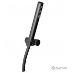 Shower holder Swiveling material: Brass, color: Black surface: Matt Shower holders