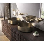 Washbasin Free standing 40x40x12,5 material: Inox Without hole Without overflow Warm Bronze Brushed PVD, color: Bronze surface: Brushed Free standing Washbasin Free standing 40x40x12,5 material: Inox Without hole Without overflow Warm Bronze Brushed PVD, color: Bronze surface: Brushed Free standing