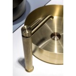 Washbasin Free standing 40x40x12,5 material: Inox Without hole Without overflow Warm Bronze Brushed PVD, color: Bronze surface: Brushed Free standing Washbasin Free standing 40x40x12,5 material: Inox Without hole Without overflow Warm Bronze Brushed PVD, color: Bronze surface: Brushed Free standing