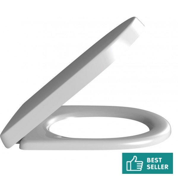 Κάλυμμα λεκάνης soft closing Wrapover Quick Release, χρώμα: Λευκό Καλύμματα